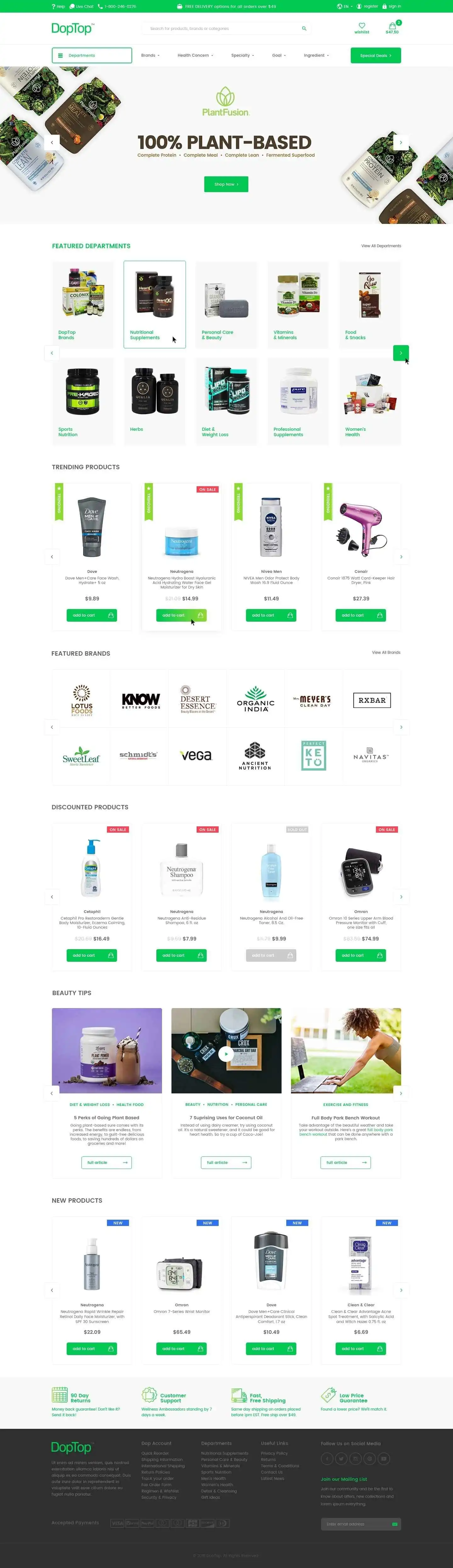 Shopify Growth Commerce Site